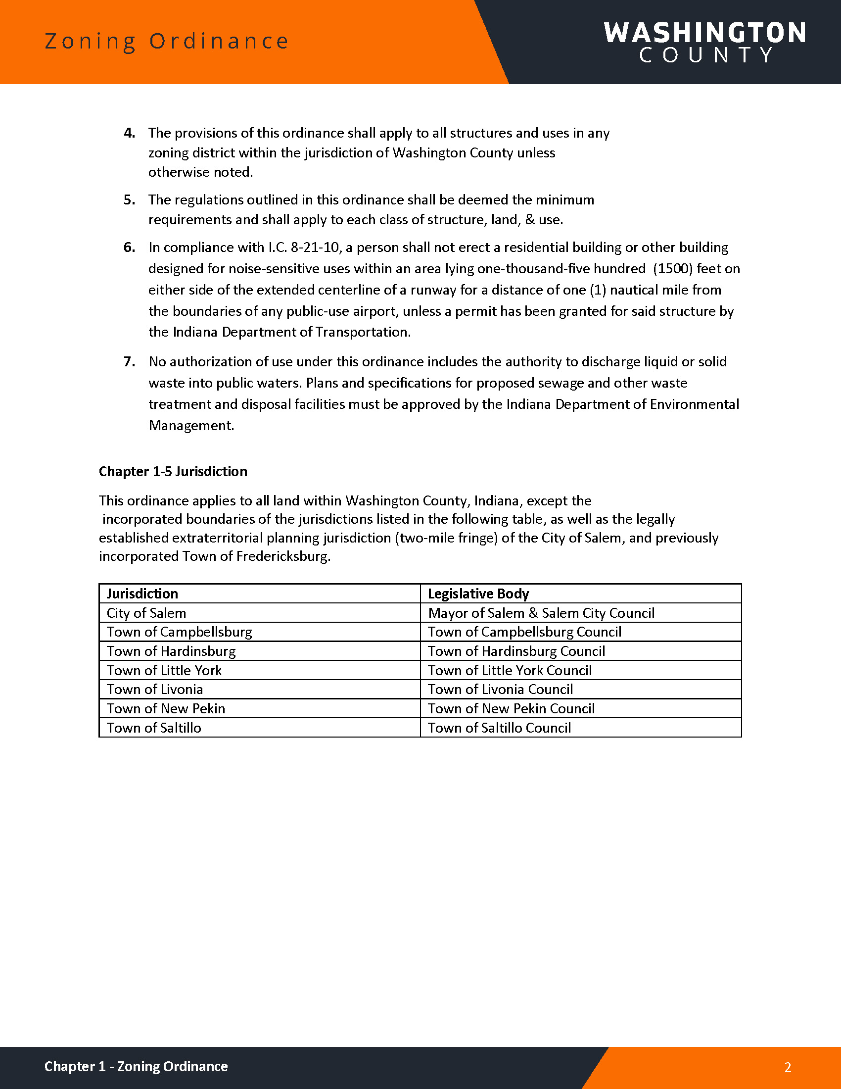 Washington County Zoning Ordinance1 12 25 Page 007